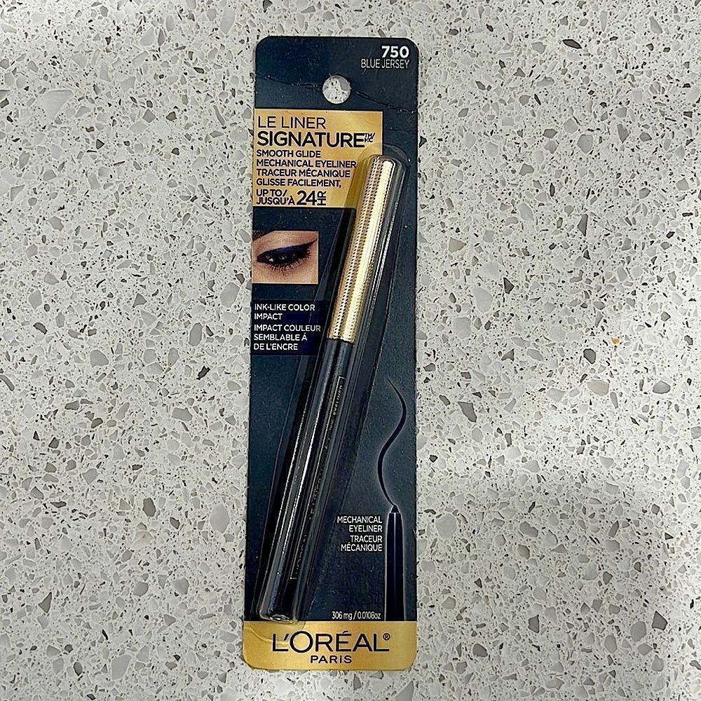 L'Oreal Paris Blue Jersey Le Liner Signature Mechanical Eyeliner New #750